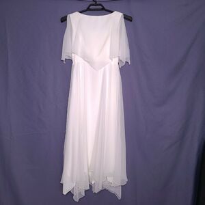 Vintage 70s Wedding Dress 10 Ivory Ethereal